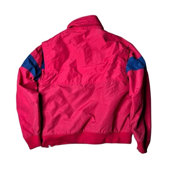 Vintage 80s 90s Nike Fleece Lined Windbreaker Pullover Sailing Large - Picture 5 of 10